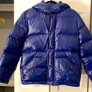 Polo Lauren Water-Repellent Glossed Down Jacket Xl/TG (18-20)